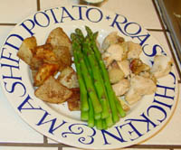Garlic chicken, in thumbnail form!
