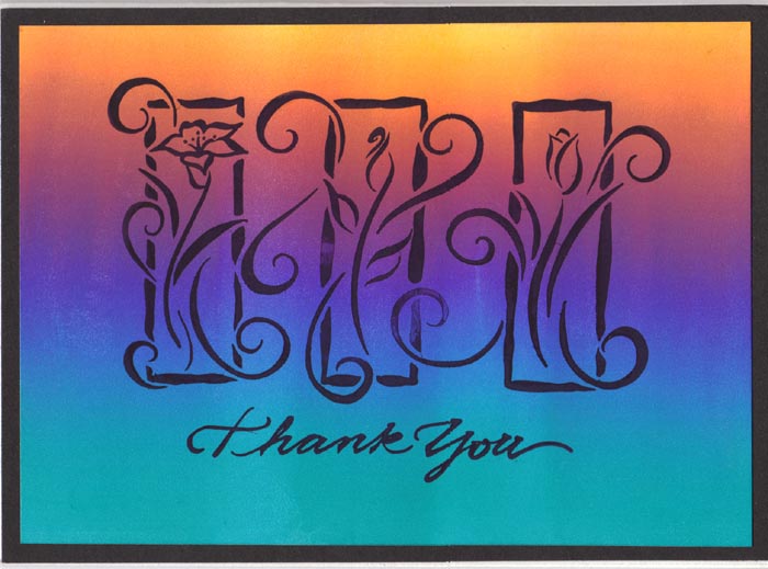 rainbow thank you