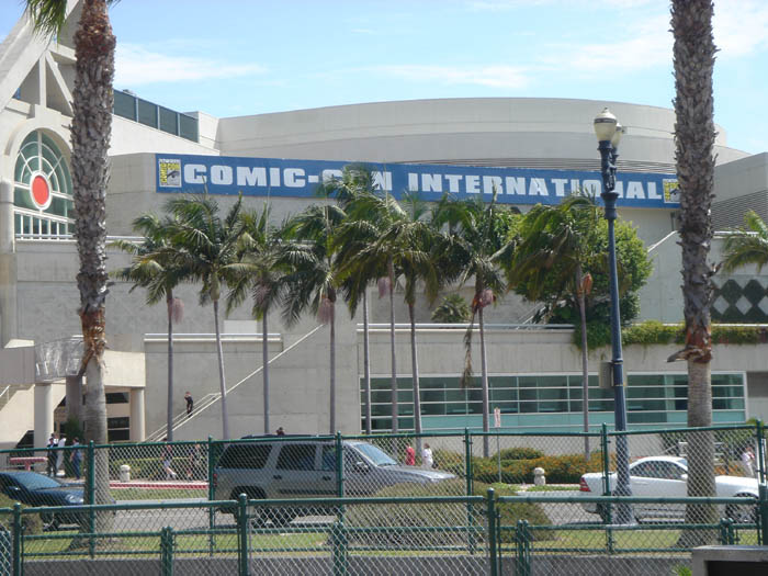 Front of the convention center