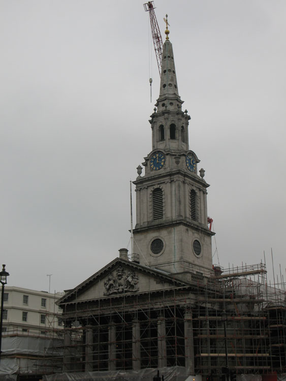 Saint Martin's from Trafalgar Square