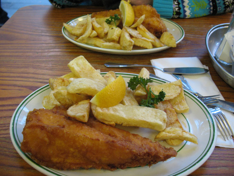 Nummy fish and chips!